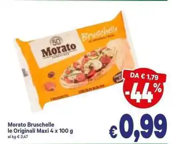 A&O Morato Bruschelle le Originali Maxi 4x100g offerta