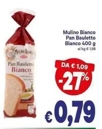 A&O Mulino Bianco Pan Bauletto Bianco 400g offerta