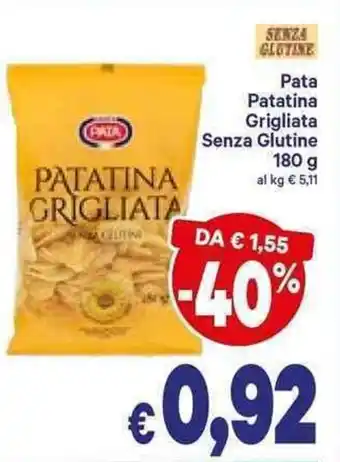 Pata Patatine Grigliata Senza Glutine 180g