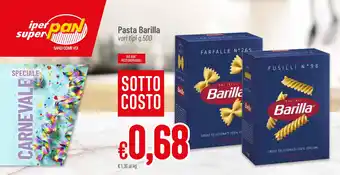 Pasta Barilla vari tipi g.500