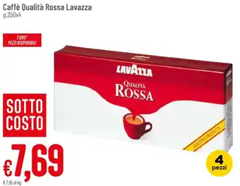 Pan Caffè Qualità Rossa Lavazza g. 250x4 offerta