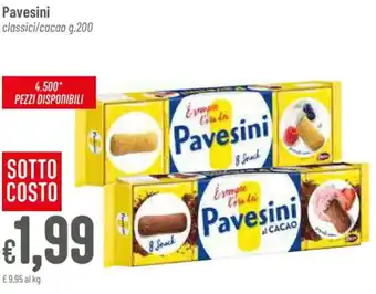 Pan Pavesini classici/cacao g.200 offerta