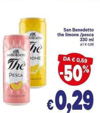 A&O San Benedetto the Limone/Pesca 330 ml offerta
