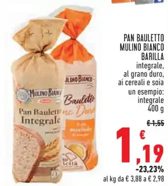 Conad City PAN BAULETTO MULINO BIANCO BARILLA 400 g offerta