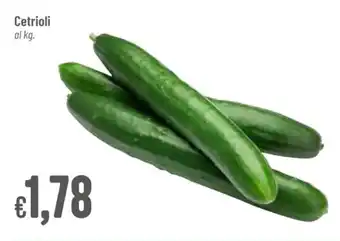Pan Cetrioli al kg. offerta