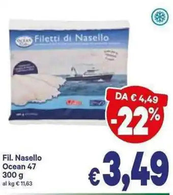 A&O Fil. Nasello Ocean 47 300 g offerta