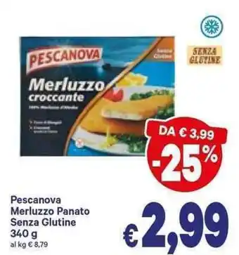 Pescanova Merluzzo Panato Senza Glutine 340 g