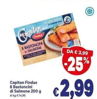 A&O Capitan Findus 8 Bastoncini di Salmone 200 g offerta