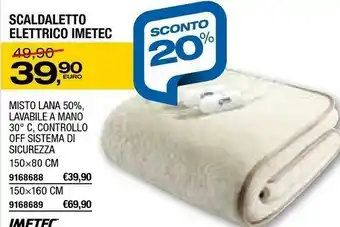 Imetec Scaldaletto Elettrico