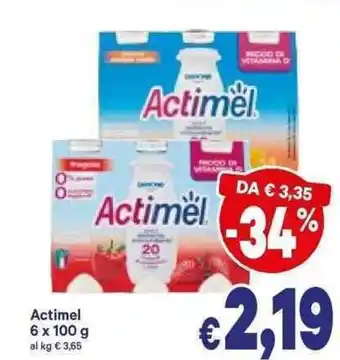 A&O Actimel 6x100 g offerta