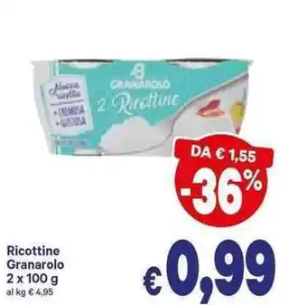 A&O Ricottine Granarolo 2x100 g offerta