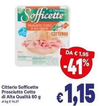 A&O Citterio Sofficette Prosciutto Cotto di Alta Qualità 80 g offerta