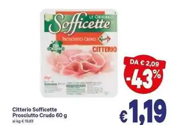 A&O Citterio Sofficette Prosciutto Crudo 60 g offerta