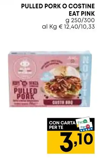 PULLED PORK O COSTINE EAT PINK g 250/300