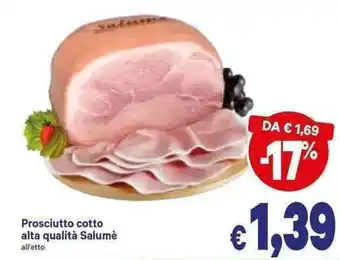A&O Prosciutto Cotto Alta Qualità Salumè offerta