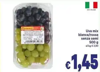 A&O Uva Mix Bianca/Rossa Senza Semi 500 g offerta