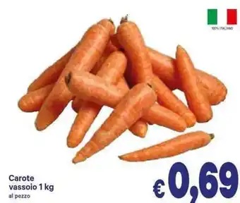 A&O Carote Vassoio 1 kg offerta