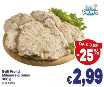 A&O Belli Pronti Milanese di Suino 300 g offerta