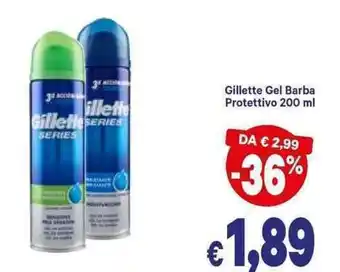 A&O Gillette Gel Barba Protettivo 200 ml offerta
