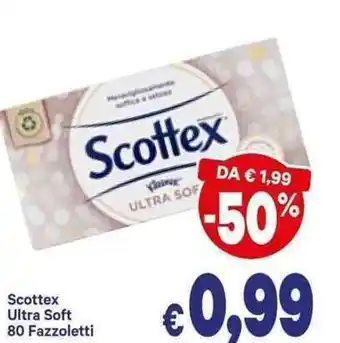 A&O Scottex Ultra Soft 80 Fazzoletti offerta