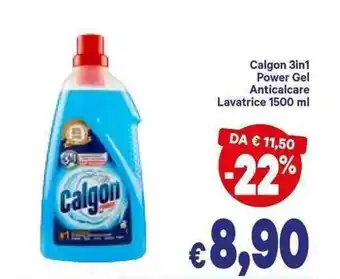 A&O Calgon 3in1 Power Gel Anticalcare Lavatrice 1500 ml offerta