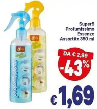 A&O Super5 Profumissimo Essenze Assortite 350 ml offerta