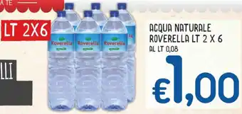MAX Supermercati Roverella Acqua Naturale 2 x 6 lt offerta