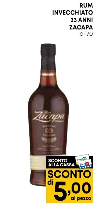 RUM INVECCHIATO 23 ANNI ZACAPA cl 70