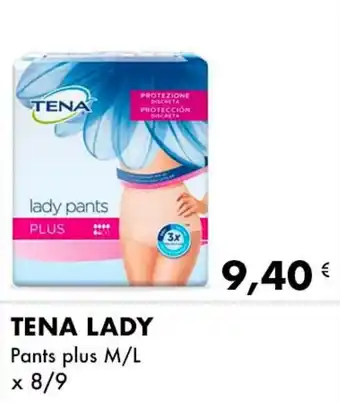 Iper Tosano TENA LADY Pants plus M/L x 8/9 offerta
