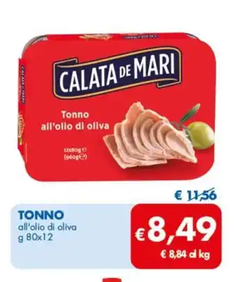 MD Discount TONNO all'olio di oliva g 80x12 offerta