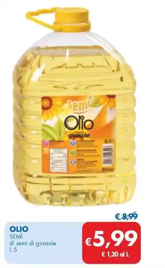 MD Discount OLIO SEMI di semi di girasole L 5 offerta