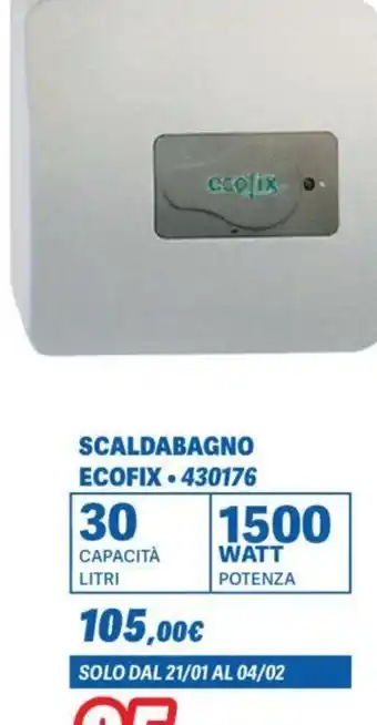 Orizzonte SCALDABAGNO ECOFIX 1500W offerta