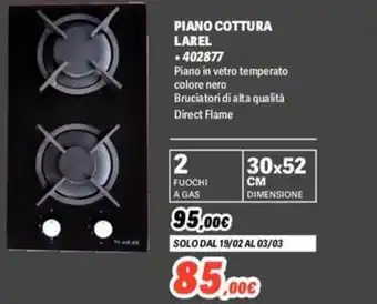 Orizzonte PIANO COTTURA LAREL offerta