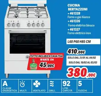 Orizzonte CUCINA BERTAZZONI L60 P60 H85 CM offerta