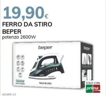 Basko FERRO DA STIRO BEPER potenza 2600W offerta