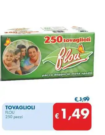 MD Discount TOVAGLIOLI FLOU 250 pezzi offerta