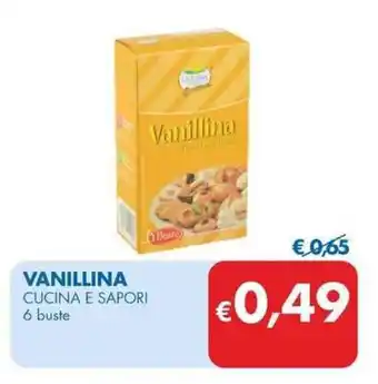 MD Discount VANILLINA CUCINA E SAPORI 6 buste offerta