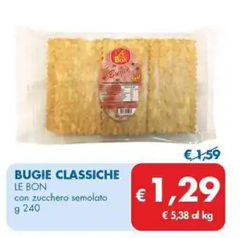 MD Discount BUGIE CLASSICHE LE BON con zucchero semolato g 240 offerta