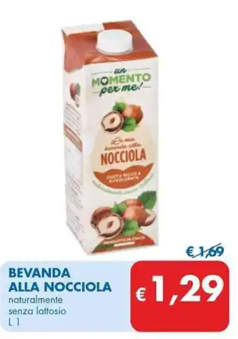 MD Discount BEVANDA ALLA NOCCIOLA naturalmente senza lattosio L1 offerta