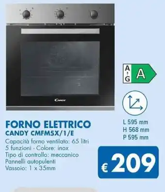 MD Discount FORNO ELETTRICO CANDY CMFM5X/1/E offerta