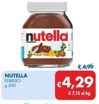 MD Discount NUTELLA FERRERO g 600 offerta