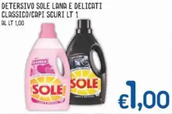 Sole Detersivo Lana e Delicati Classico/Capi Scuri 1 lt