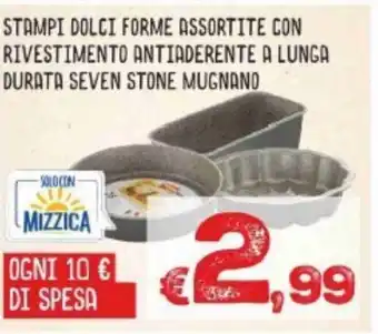 Stampi Dolci Forme Assortite con Rivestimento Antiadherente A Lunga Durata Seven Stone Mugnano
