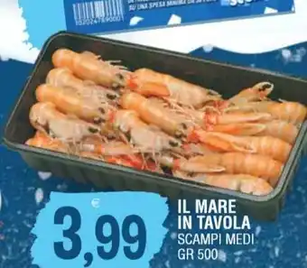 Gruppo La Tirrenica IL MARE IN TAVOLA SCAMPI MEDI GR 500 offerta