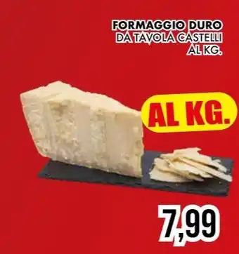 FORMAGGIO DURO DA TAVOLA CASTELLI