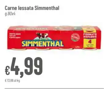 Carne lessata Simmenthal g.90x4