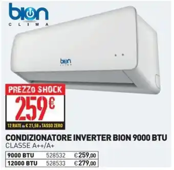CONDIZIONATORE INVERTER BION 9000 BTU
