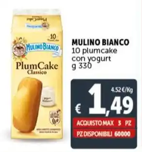 MULINO BIANCO 10 plumcake con yogurt g 330