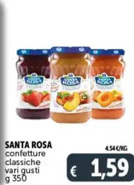 Deco Supermercati SANTA ROSA confetture classiche vari gusti g 350 offerta