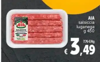 AIA salsiccia luganega g 450